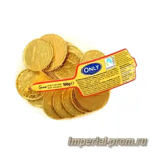 шоколадные монетки only 85 гр
