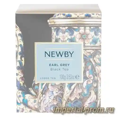Newby чай черный листовой earl grey 100г — чай newby