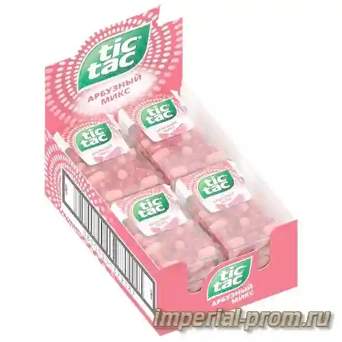 Драже Tic tac клубничный микс, 16 г