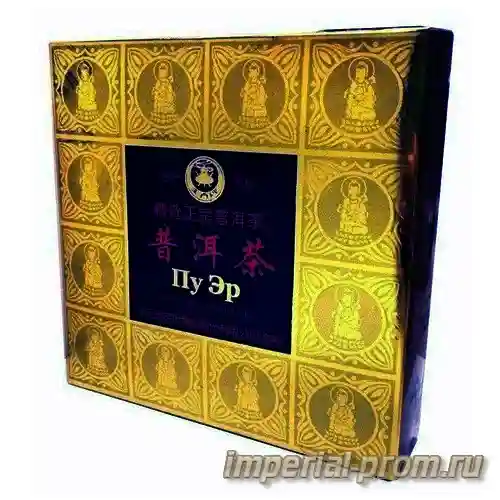 Китайский пуэр в пакетиках — чай черный дракон небесный аромат тегуаньинь 120г