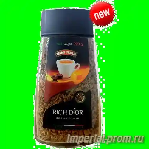 C d rich. Кофе Рич дор Айриш Крим. Кофе Rich d'or Irish Cream. Кофе Рич дор Айриш Крим 220гр. Напиток кофейный Рич дор.