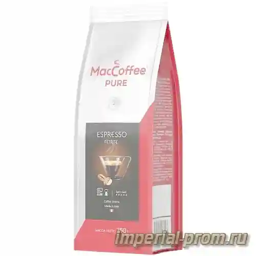 Кофе maccoffee pure espresso forte. MACCOFFEE Pure Espresso Forte упаковка. Кофе MACCOFFEE Pure Espresso Forte жареный натуральный в зернах 1кг.