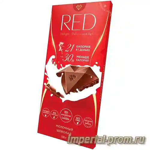 Шоколад red — 100г шоколад red молочный